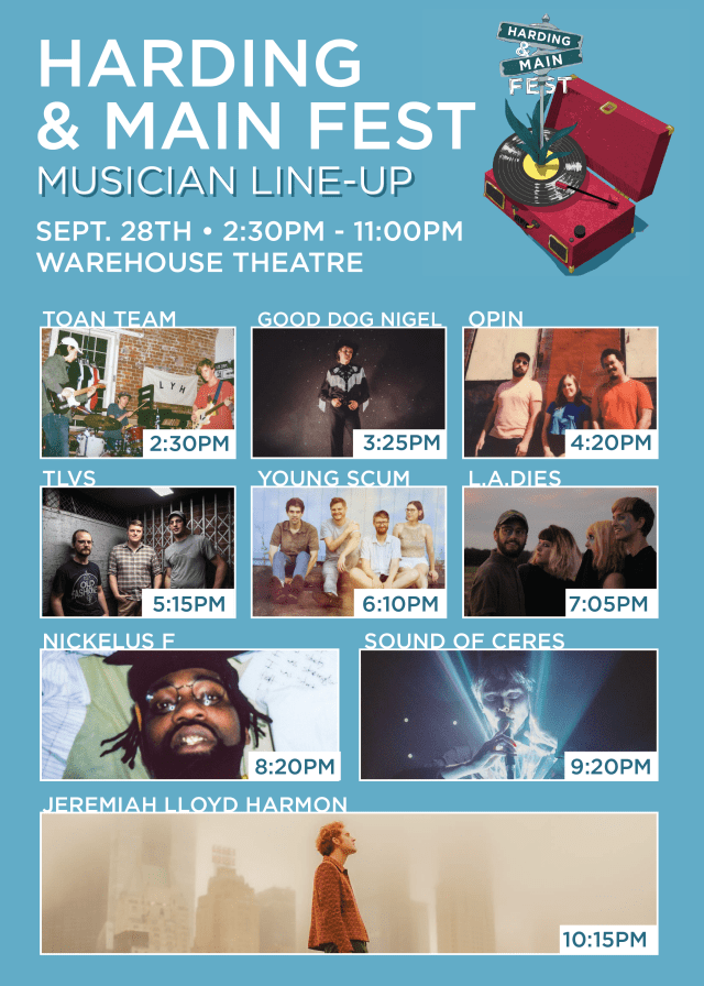 Musician Line-up for the Event.