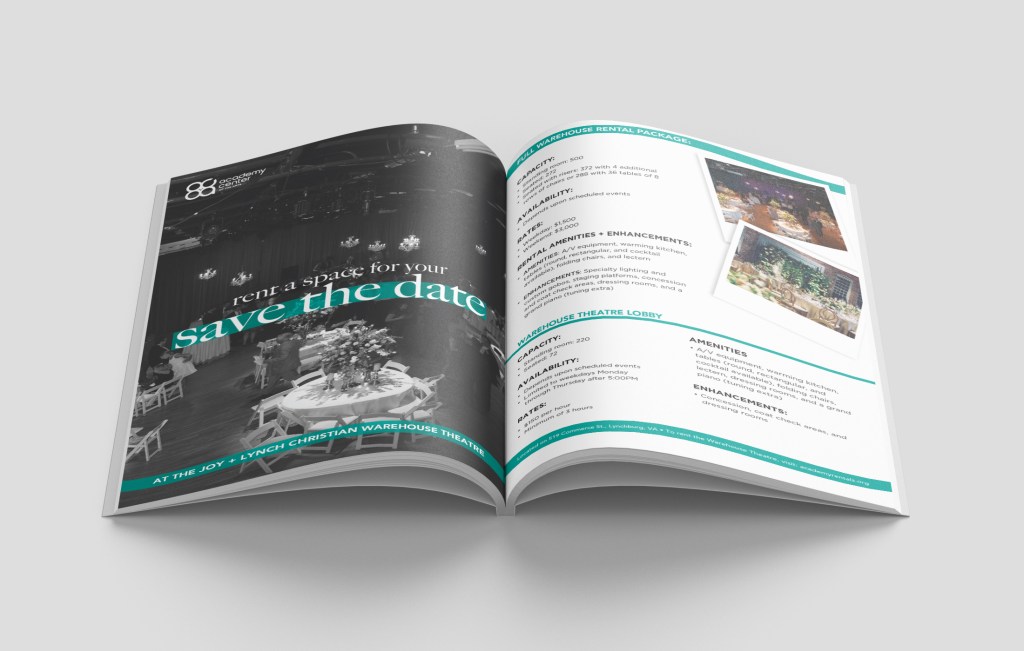 Warehouse Theatre Rental Playbill Spread